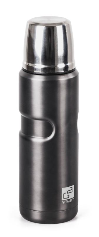G21 Termofľaša na pitie, 500 ml, oceľovo sivá