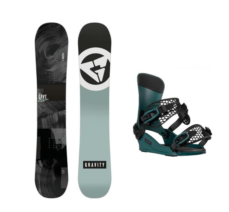 Gravity Contra 24/25 pánsky snowboard + Gravity Drift steel green viazanie + zľava 500,- na príslušenstvo