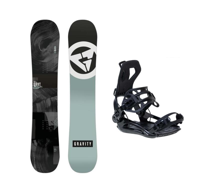 Gravity Contra 24/25 pánsky snowboard + Raven RAGE Fastec FT360 black viazanie