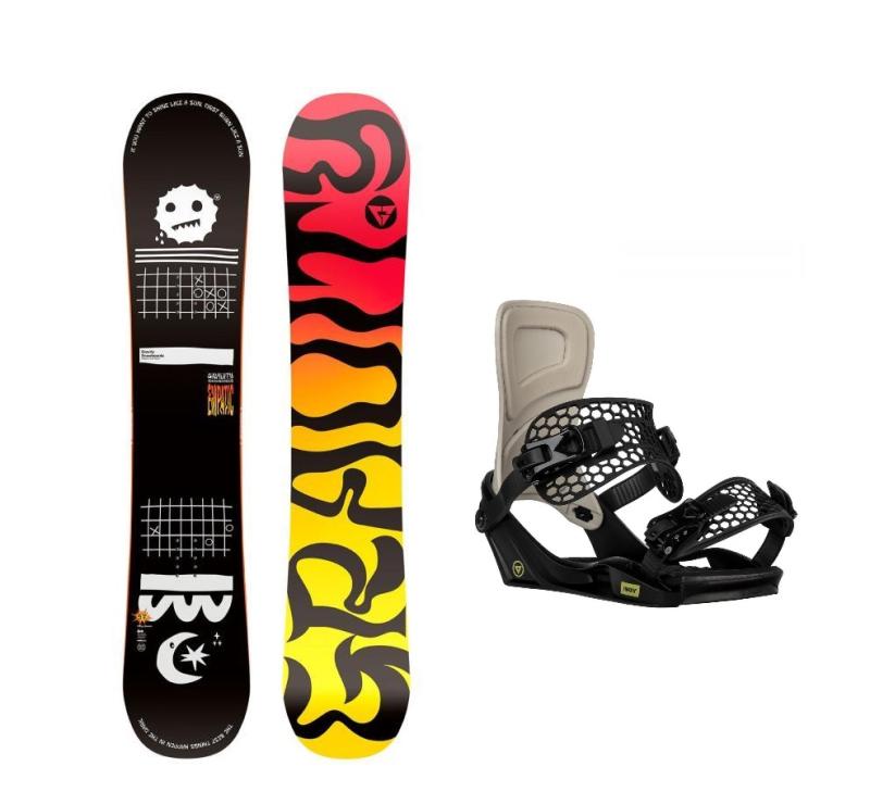 Gravity Empatic 24/25 pánsky snowboard + Gravity Indy stone/black viazanie + zľava 500,- na príslušenstvo