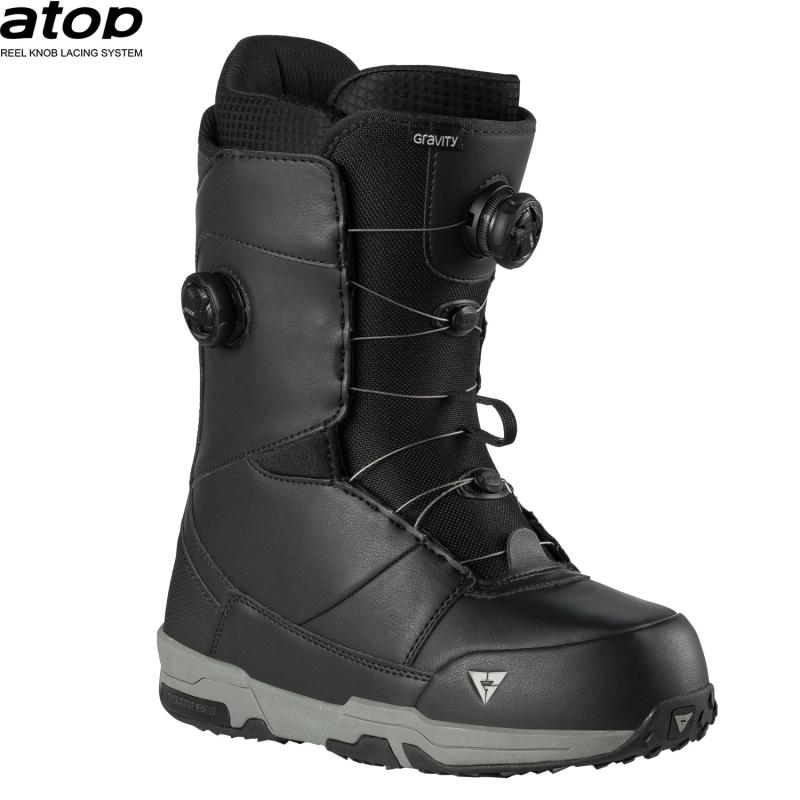 Gravity Manual Dual Atop 24/25 black grey pánské snowboardové boty + sleva 200,- na příslušenství