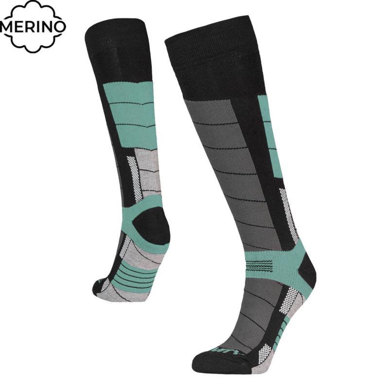 Gravity Nico black/mint dámske zimné podkolienky IBA EU 36-39,5 (VÝPREDAJ)