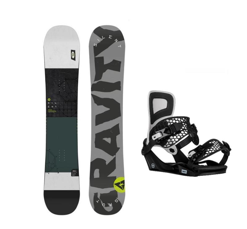 Gravity Silent 24/25 pánsky snowboard + Gravity Indy black/white viazanie + zľava 500,- na príslušenstvo
