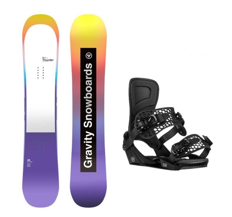 Gravity Thunder 24/25 dámský snowboard + Gravity Rise black vázání + sleva 500,- na příslušenství