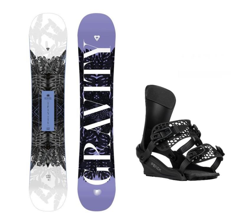 Gravity Trinity 24/25 dámský snowboard + Gravity Fenix black vázání + sleva 600,- na příslušenství