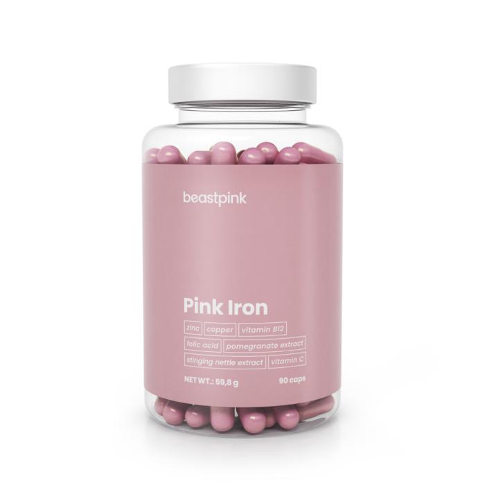 BeastPink Pink Iron 90 kaps.