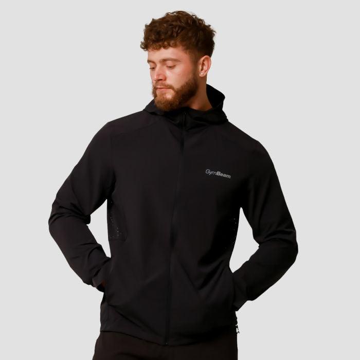 GymBeam Běžecká bunda Pulse Black