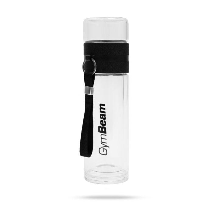 GymBeam Glass Infuser Bottle 400 ml