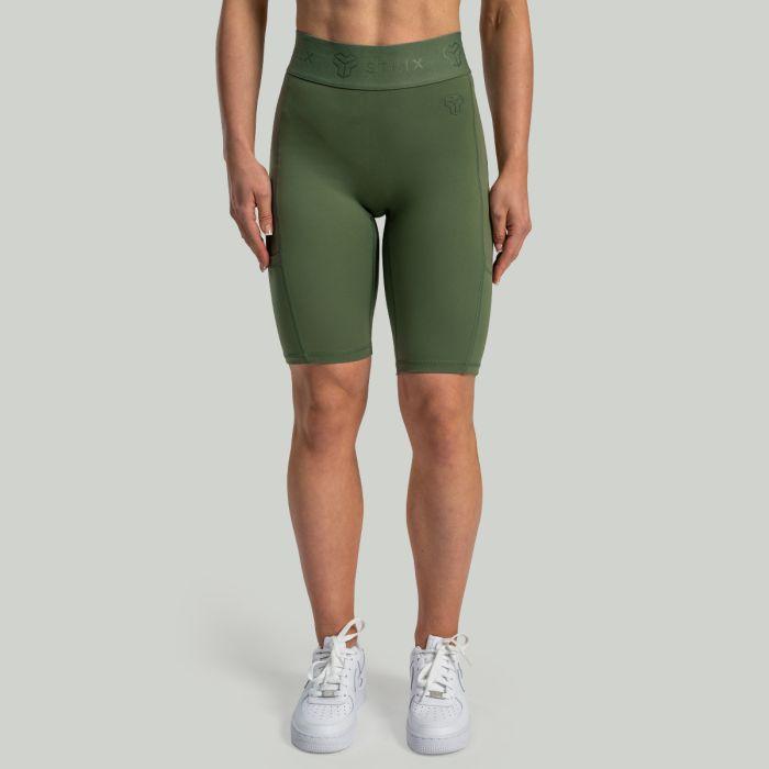 STRIX Dámske šortky Biker Lunar Cedar Green