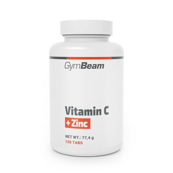 GymBeam Vitamín C Zinok 120 tab. (VÝPREDAJ)