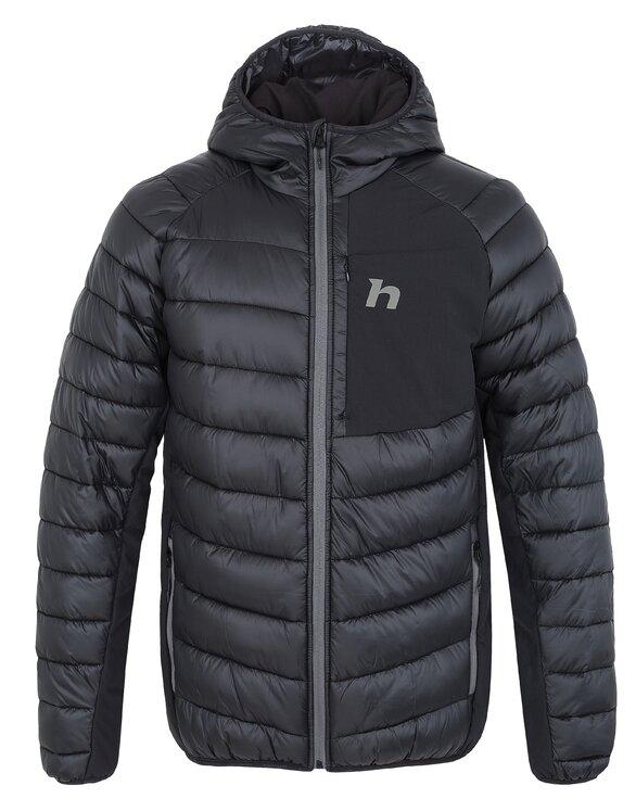 Hannah Revel Hoody anthracite 2022 pánská zimní bunda + šátek Kilpi