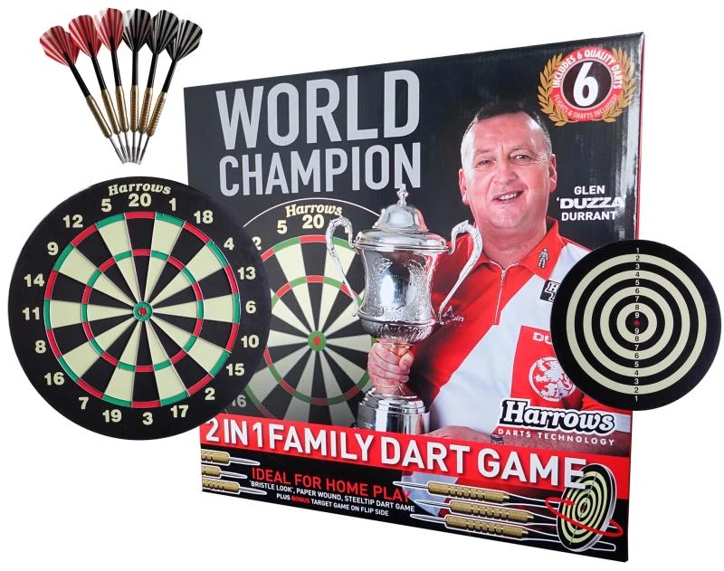 Levně Harrows Family Dart Game - sada terč a 6 ks šipek