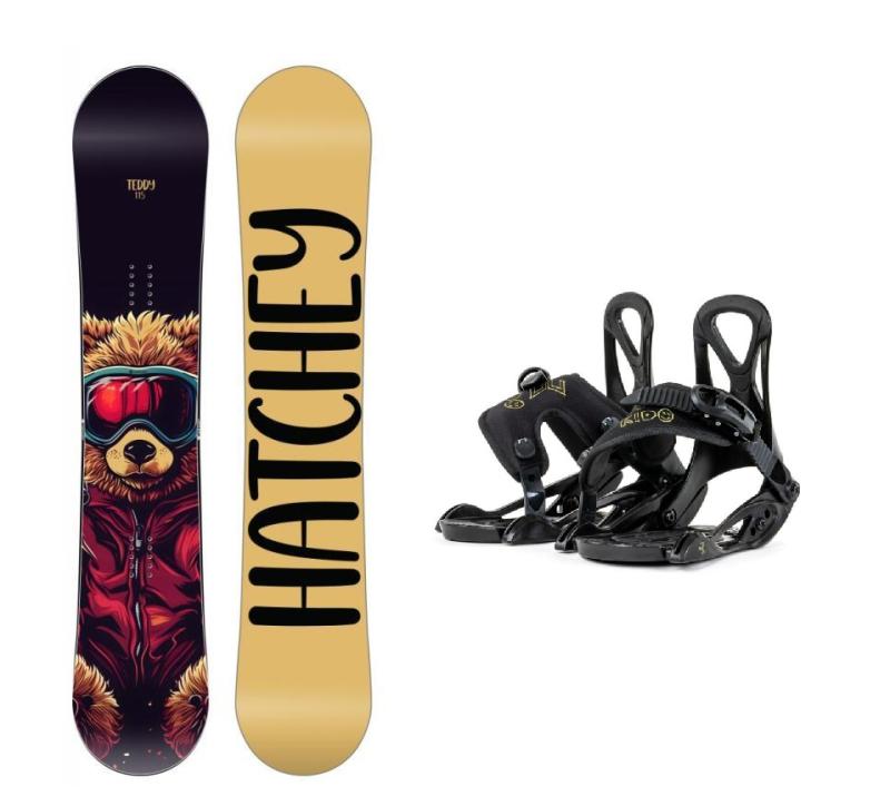 Hatchey Teddy dětský snowboard + Beany Kido vázání