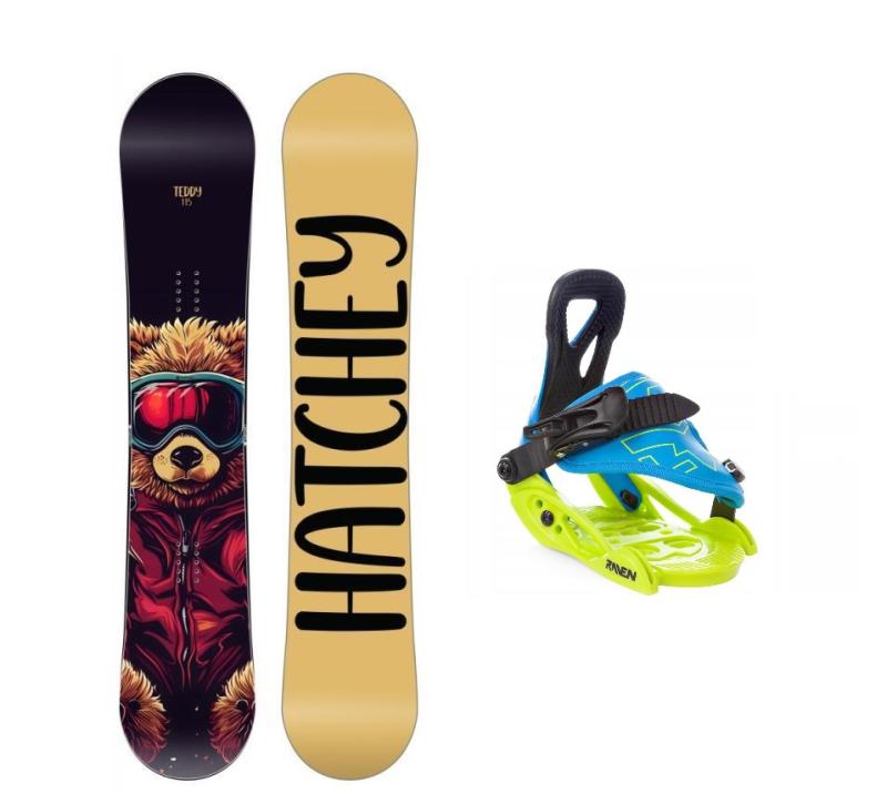 Hatchey Teddy dětský snowboard + Raven s160 vázání