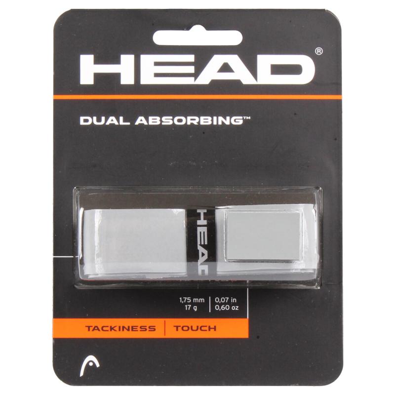 Head Dual Absorbing základná omotávka sivá