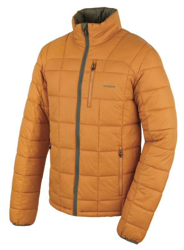 Husky Nodiq M mustard/khaki pánská plněná oboustranná bunda