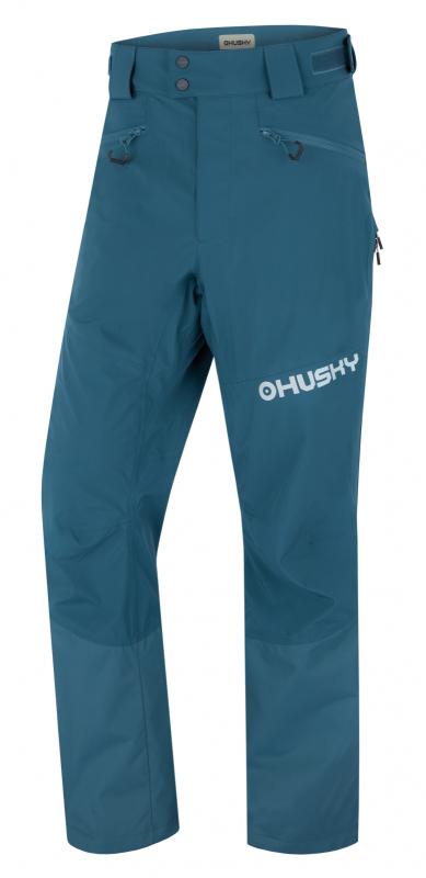 Husky Kippe M faded turquoise pánske lyžiarske nohavice