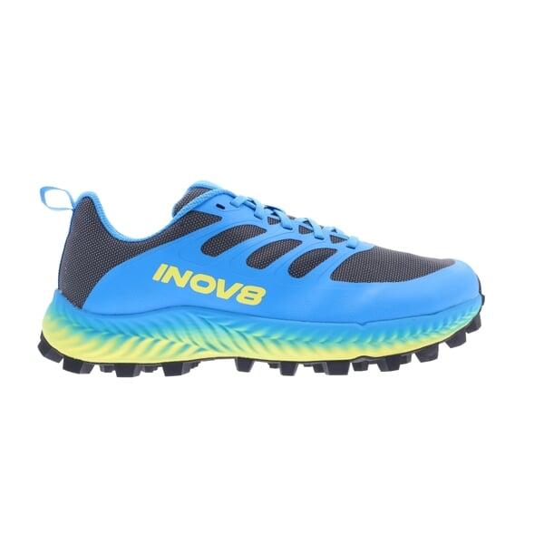 Inov-8 MUDTALON M (P) dark grey/blue/yellow - modrá běžecká obuv