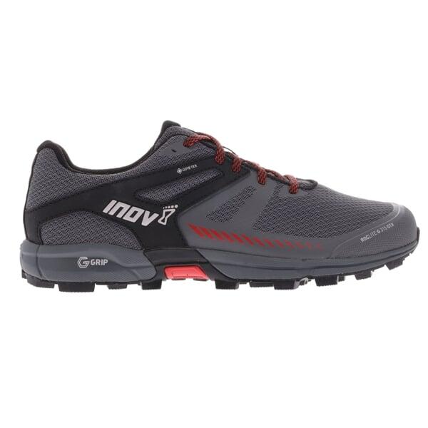 Inov-8 ROCLITE 315 GTX v2 M grey/black/red - tmavomodrá bežecká obuv