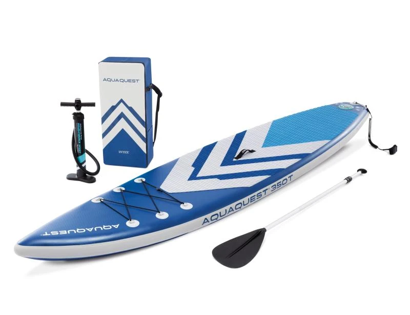 Levně Paddleboard INTEX AquaQuest 350T - bílá/modrá