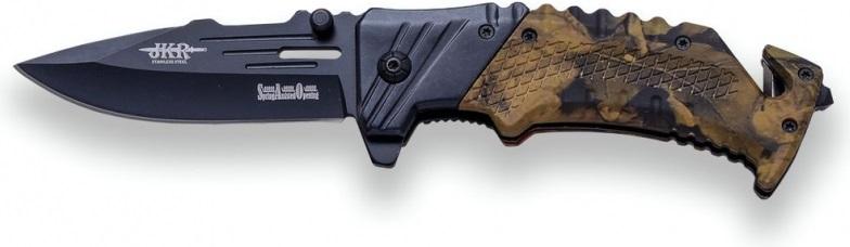 Joker záchranársky nôž SAO Fibre Handle Brown Camo 85 mm