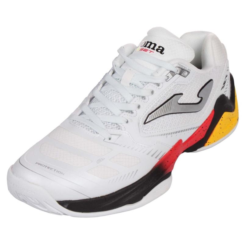 Joma Set Men 2402 All Court tenisová obuv biela-červená