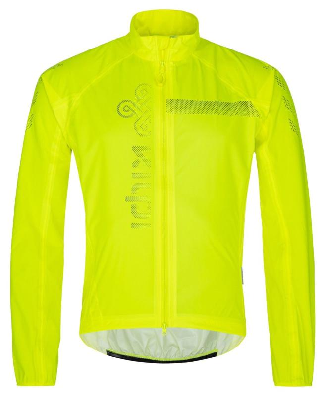 Kilpi RAINAR-M žltá pánska cyklistická nepremokavá bunda