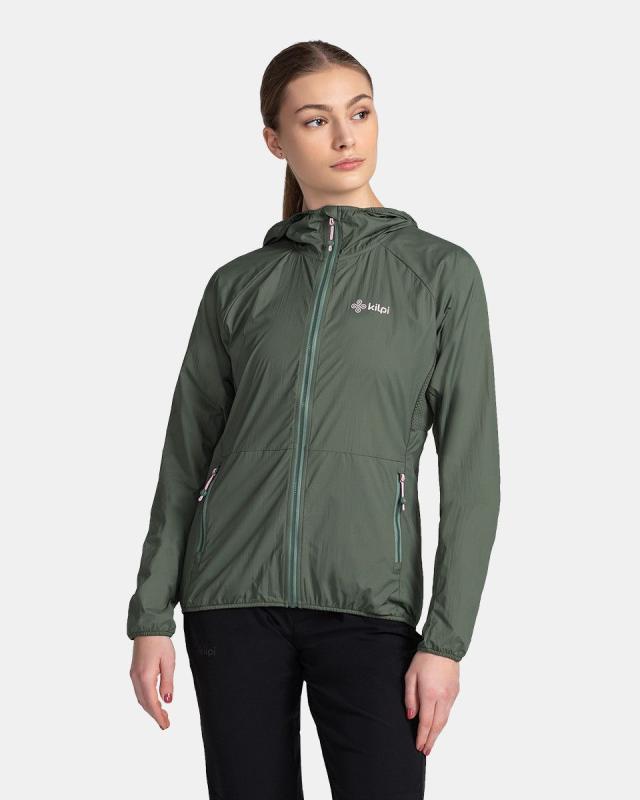 KILPI ROSA-W Tmavozelená dámska outdoorová bunda