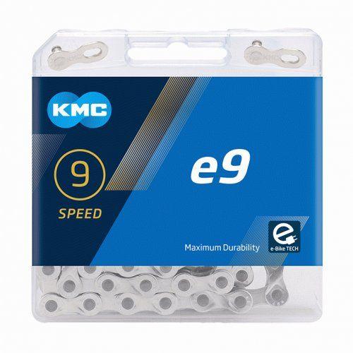 Kmc E9 Strieborný 122ČL BOX reťaz