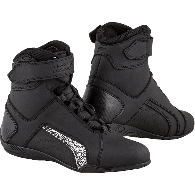 Kore Velcro 2.0 černo-bílé dámské boty na motorku
