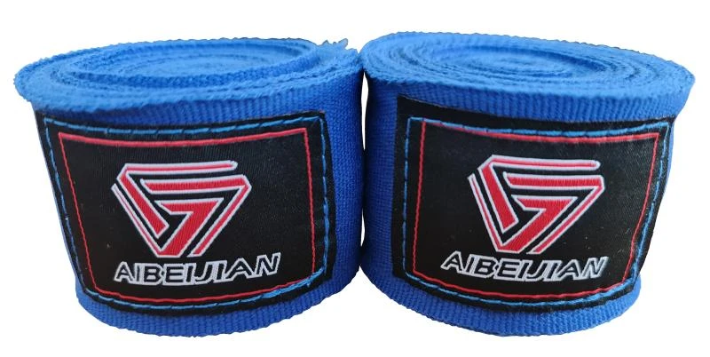 Kubisport Boxerské bandáže na ruce elastické 4,5 m modré