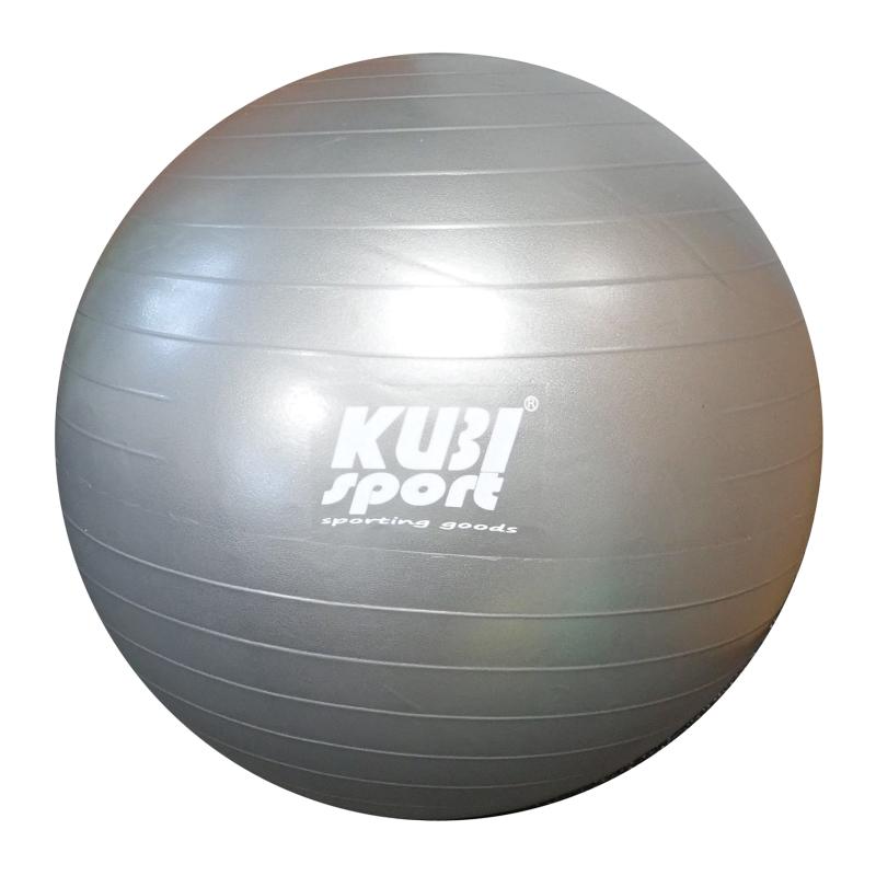 Kubisport Míč gymnastický 750mm, nosnost 150 kg - šedý