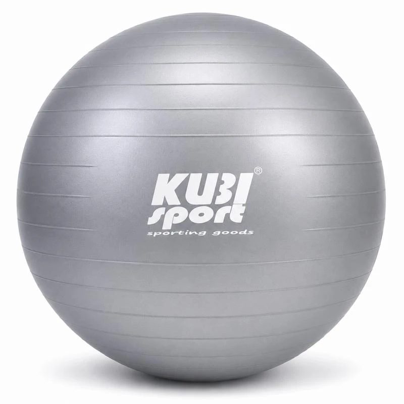 Levně Kubisport Míč gymnastický 750mm, nosnost 150 kg - šedý