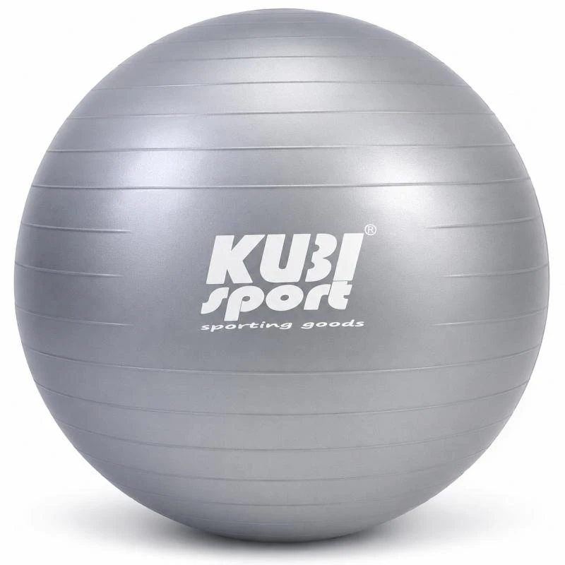 Levně Kubisport Míč gymnastický (gymbal) 850mm šedý