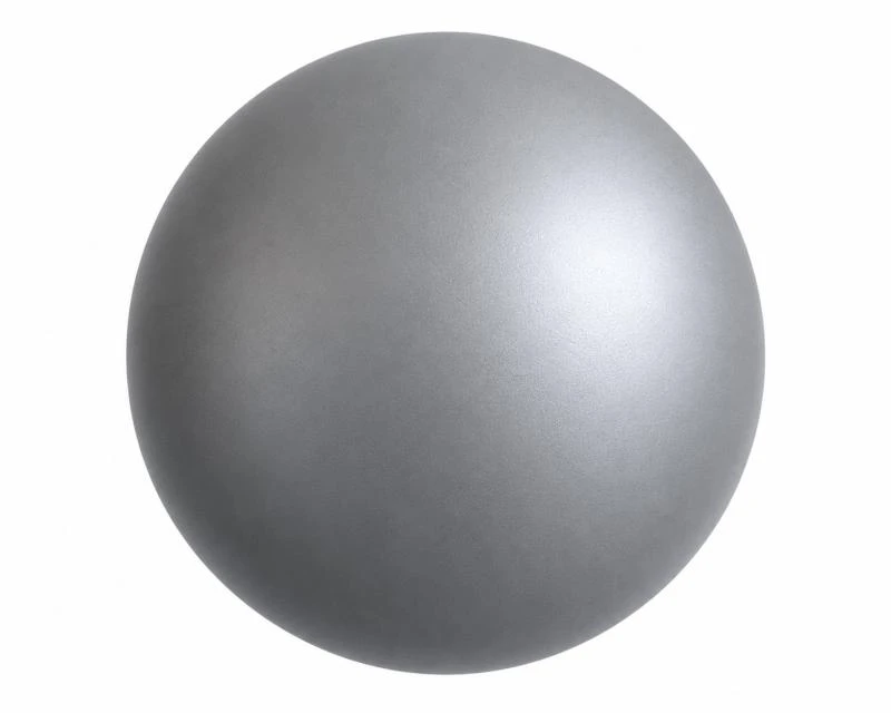 Levně Kubisport Míč OVERBALL 30 cm stříbrný