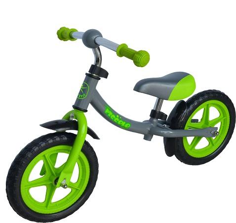 LIFEFIT PICCOLO 12" šedo-zelené dětské odrážedlo