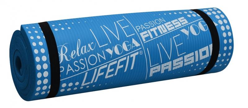 Lifefit Podložka YOGA MAT EXKLUZIV PLUS, 180x60x1.5cm, modrá