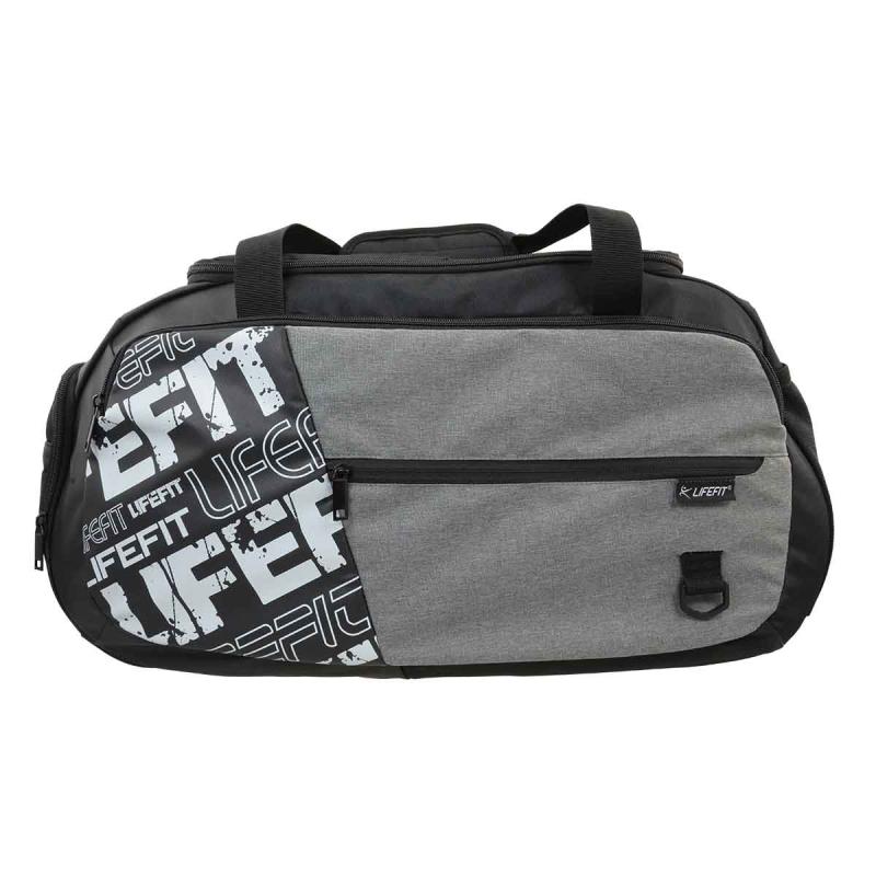 Lifefit Sportovní taška pro muže černo-šedá