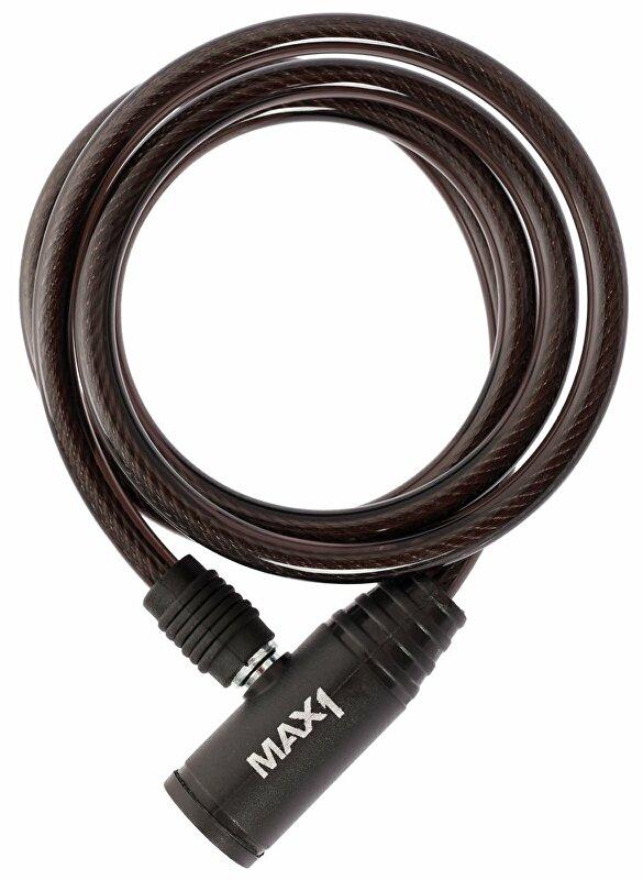 Max1 zámek spirála 1500x8 mm černý