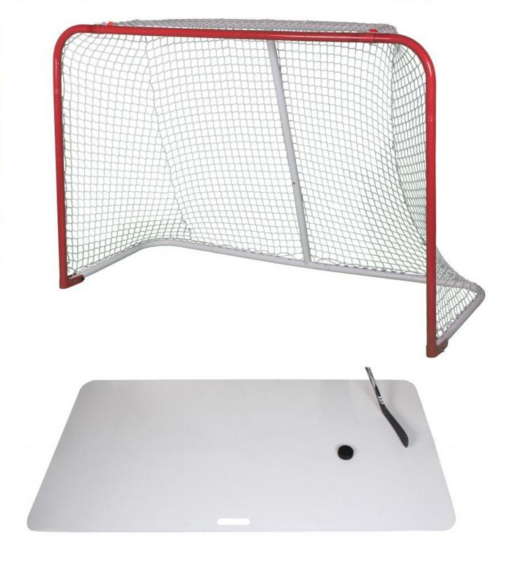 Merco Goal hokejová bránka + Merco Shooting Pad 100x200cm