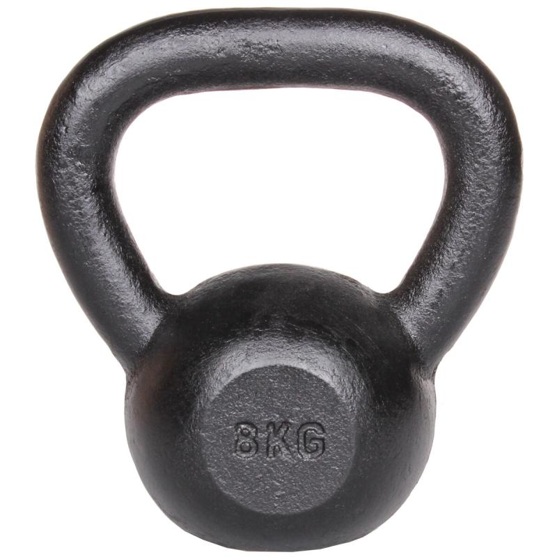 Merco Kettlebell Kov činka černá