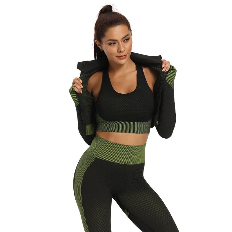 Merco Yoga Sense fitness set dámský sv.zelená