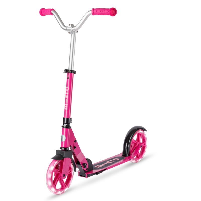 Micro Cruiser LED berry red kolobežka + zľava 12 € na príslušenstvo