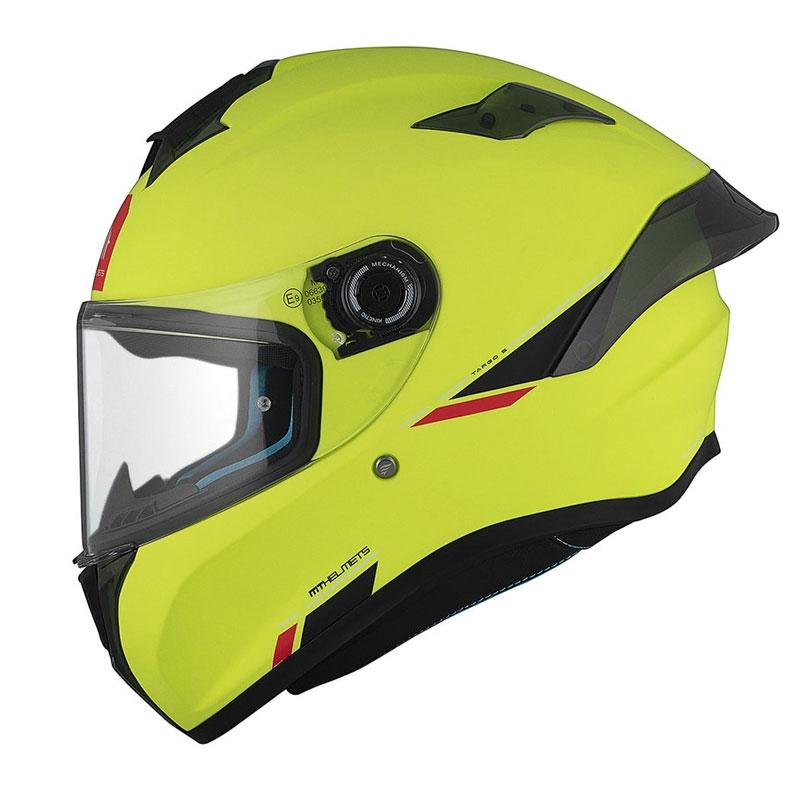 MT Helmets Integrálna prilba TARGO S SOLID A3 matná žltá + kukla pod prilbu Zadarmo
