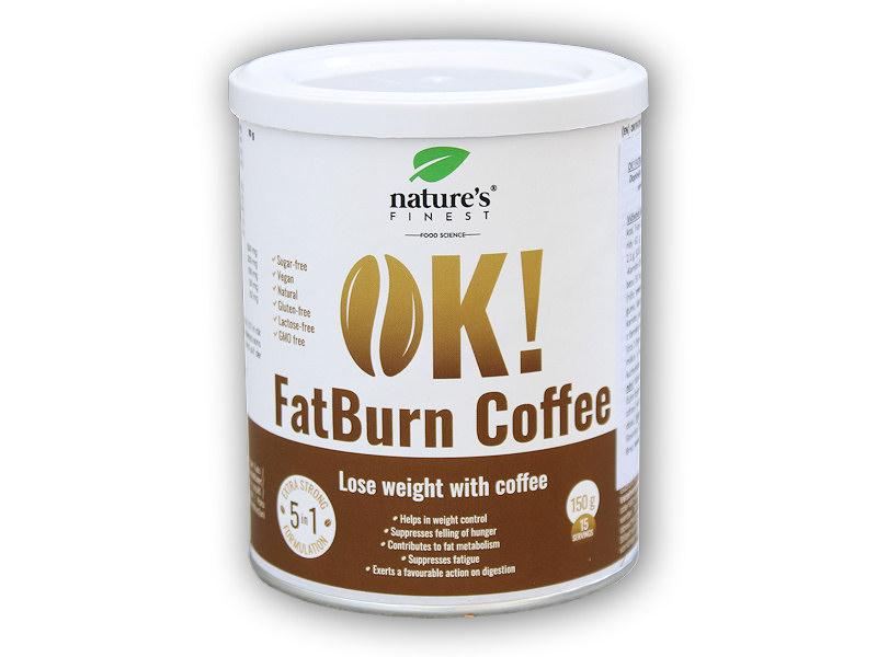 Natures Finest OK! Fat Burn Coffee 150g
