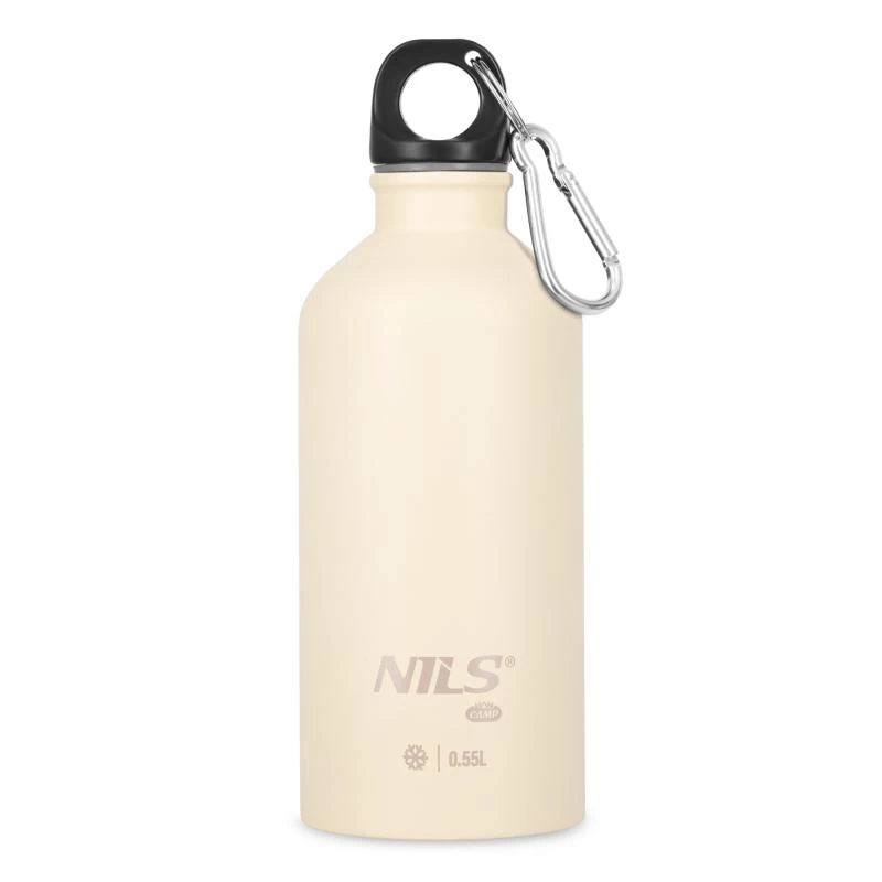 Levně Nils Nerezová turistická láhev Camp NC3801 béžová 500 ml