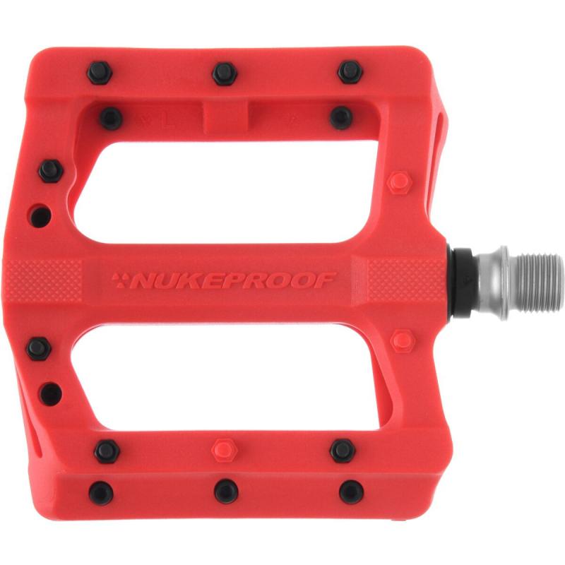 Nukeproof Pedály Neutron Evo Flat Červená