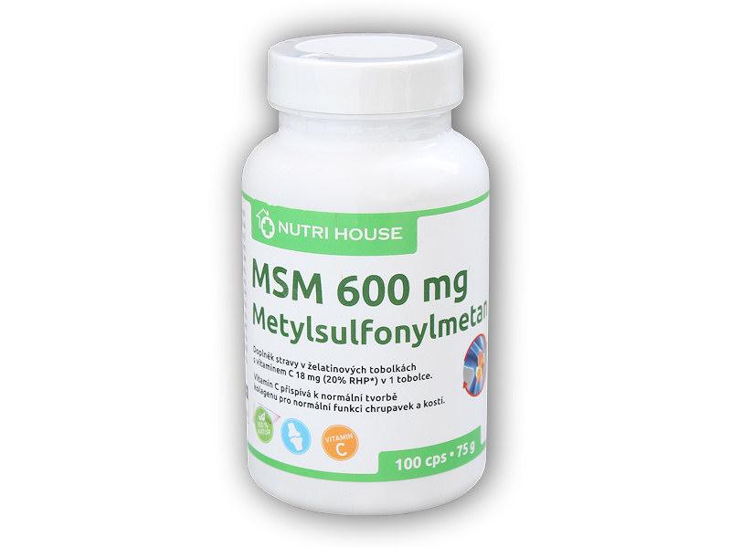 Nutri House MSM 100 kapsúl