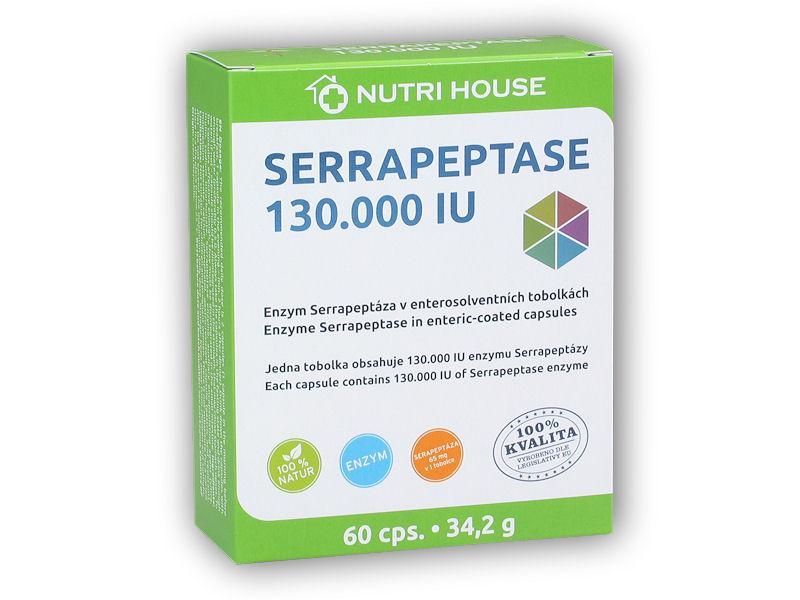 Nutri House Serrapeptáza 130000 IU 60 kapsúl
