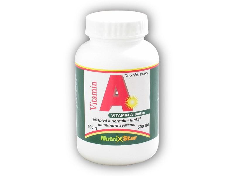 Nutristar Vitamín A 800mg 500 tabliet